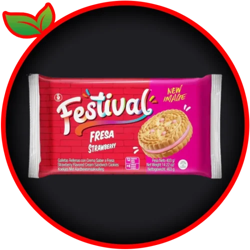 Festival Fresa Strawberry Biscuits